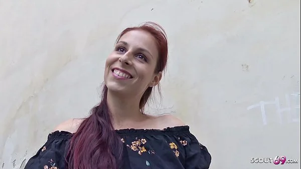 GERMAN SCOUT - SHY REDHEAD NATURAL TEEN SEDUCE TO FUCK AT PICKUP CASTING