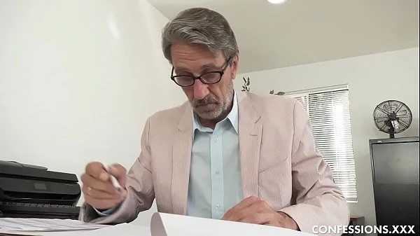 Busty Redhead Pounded By Professor After Blowing His Big Cock