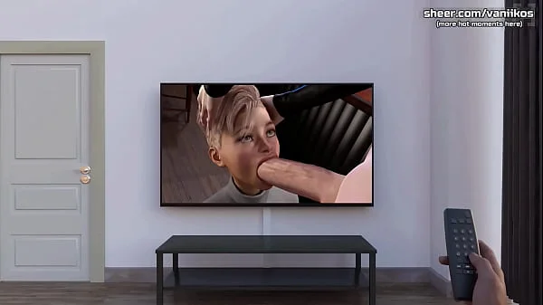 My Cute Roommate | Hot nurse with huge boobs is sucking a big cock and gets some cum on her pretty face | My sexiest gameplay moments | Part #2