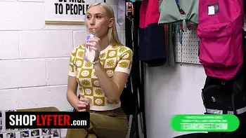 Black Friday Thief Indica Flower Caught Stealing Sex Toys Gets Disciplined By Officer - Shoplyfter