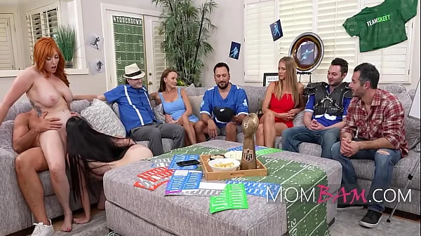 MILF Wives Try Orgy On Game Night