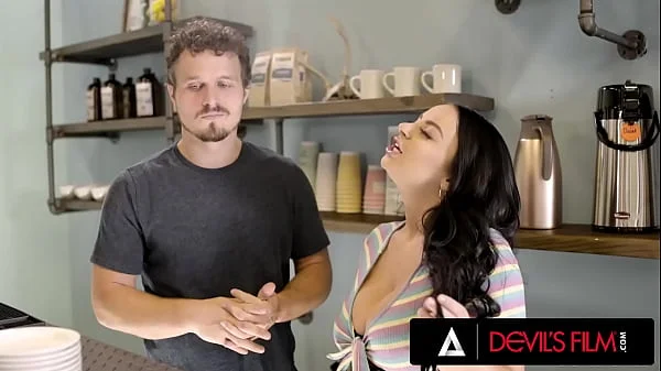 DEVILS FILM - Big Tiddies Payton Preslee Tests New Employee By Fucking Hard With Him