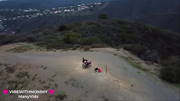 OMG! Drone Footage of Jewish Stepmom and Stepson Having Real Public Sex with VibeWithMommy