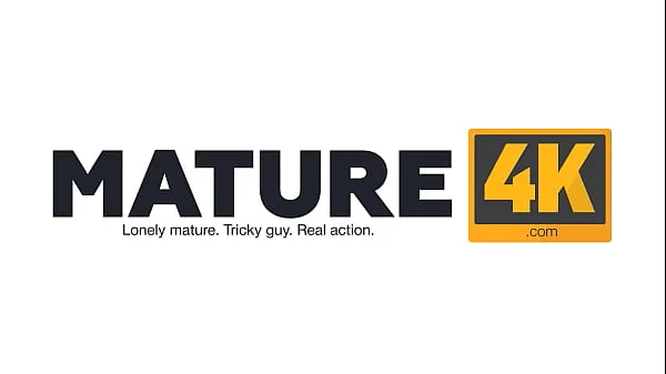 MATURE4K. Coming into hands of sauna boy mature beauty gets it on with him