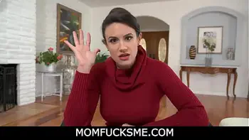 MomFucksMe - Stepmom masturbates then rides stepson