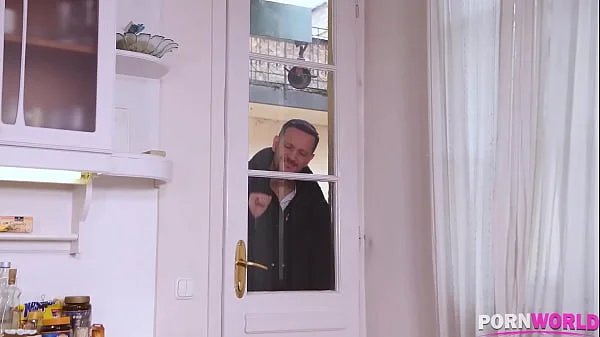 Slutty Brunette Tina Kay Tempts Shy Rebecca Volpetti Into Sharing Cock During DP Foursome