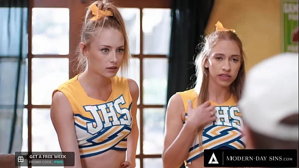 MODERN-DAY SINS - College Coach Buttfucks His Slutty Teen Students Khloe Kapri and Kyler Quinn!