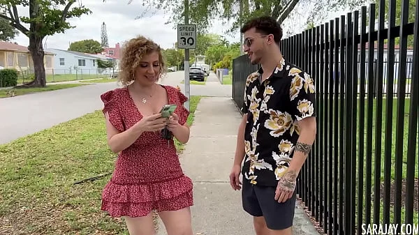 Chesty Curly Haired Bitch Sara Jay Getting A Hard And Deep Pussy Pounding!