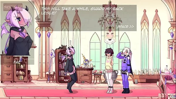 Max The Elf v0.4 [ Hentai game PornPlay ] Ep.7 turned into shemale nympho with big boobs and milked by a futanari
