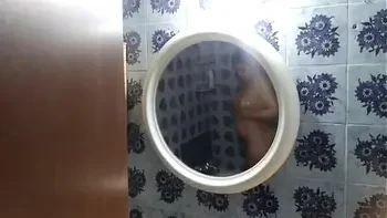 Spying and fucking my hot big ass stepsister in the shower (compilation)