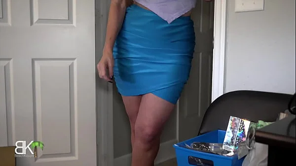 Stepmom gets SURPRISE DICK and a facial for her Anniversary 2of3