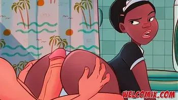 Fucking the hot maid! Mop on the maid! The Naughty Animation Comics