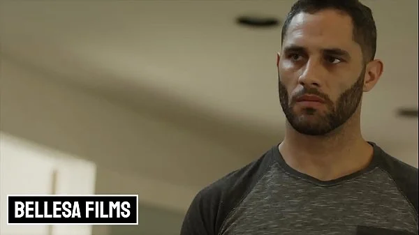 Ebony babe (Scarlit Scandal) rides (Damon Dice) big cock - Bellesa