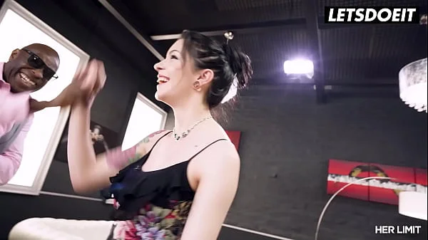 Tattooed Beauty Anna de Ville Has Her Pretty Pale Pussy Stretched By BBC After Kinky Interview - HER LIMIT