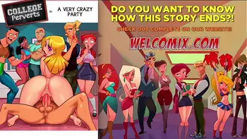A very crazy party! Orgy and sex! Perverts Toons