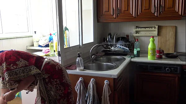 I shocked this muslim cleaning maid by telling her to clean my asshole!!!
