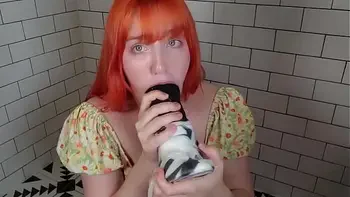 Deepthroating Large Bad Dragon Chance Down To The Base