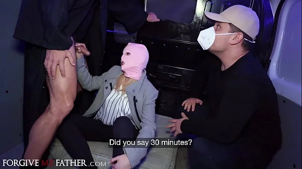 Cheating Czech blonde fucked hard by stranger while cuckold husband watches