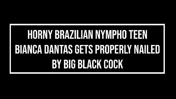 Skinny Brazilian 18years nympho, Bianca Dantas intensly fucked by huge black cock (Anal, BBC, eye-rolling back climax, hard fuck, no makeup, 0% pussy, Huge Gapes, ATM) OB193