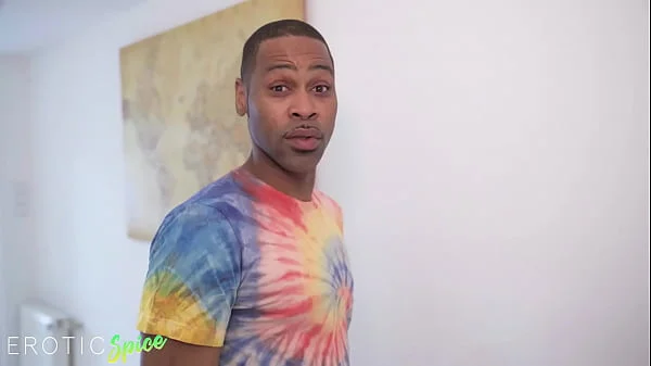 Horny slim young Ebony with big crush on her housemates BBC gets fucked in the ass for anal orgasm