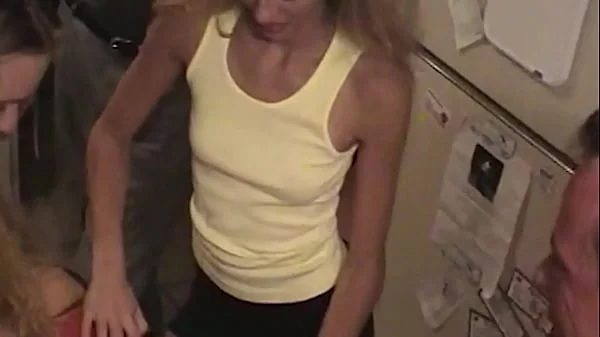 Amateur couples orgy & pass around their hotwife with HUGE cum facials! Blonde housewives LOVE to fuck!