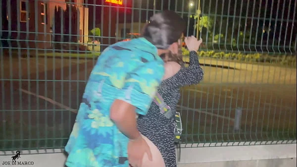 She was alone on the street and I kept her company...