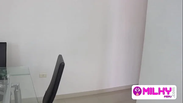 Beautiful Latina with big tits cleans my house and my cock