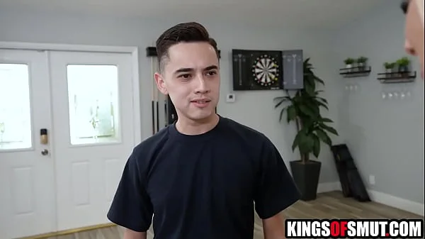 Step mom is surprised with step son's dick size