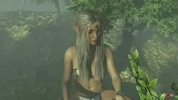 Misterious forest animation. Free version