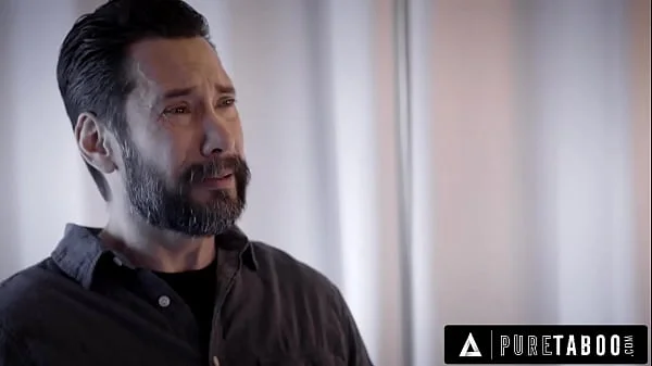 PURE TABOO Depressed Widower Uses Stepson's Rizz To Fuck His Late Wife's Look-alike Lacy Lennon