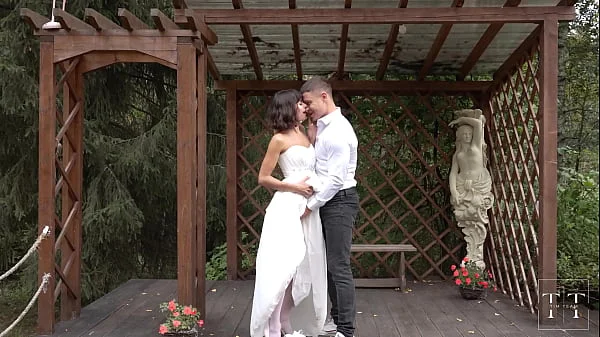 Fucking wedding! Part 1. He cum on my wedding dress right before the wedding