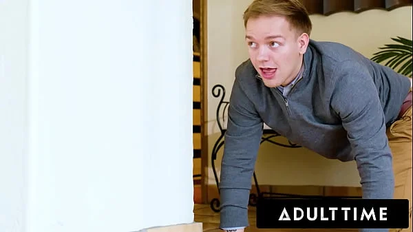 ADULT TIME - Nympho MILF Lauren Phillips CAUGHT Horny Perv Jerking Off To Her Masturbating Session!