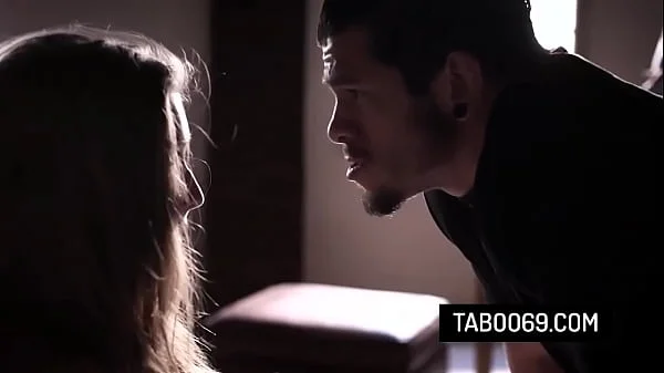 Busty teen slut Lena Paul gets gangbanged