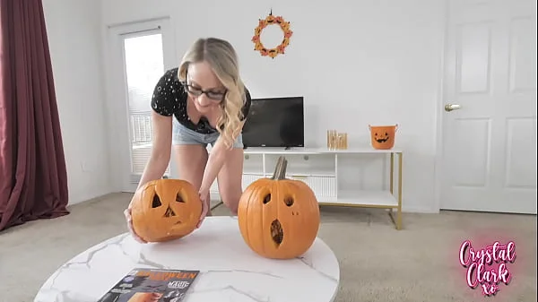 Pumpkin Carving With My Hot Step Aunt