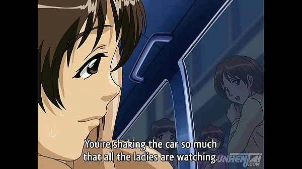 Hot MILF Saleswoman Fucks a Young Man in Public - Hentai Uncensored [Subtitled]