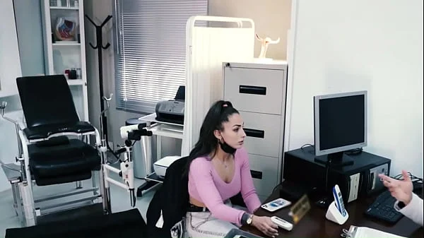 Perverted gynecologist puts his big COCK in my wet pussy as therapy