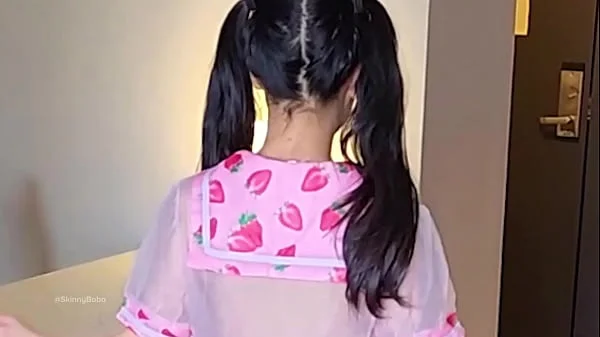 Cute 18yo asian babysitter strips every time your wife leaves for work - Homewrecker Dance