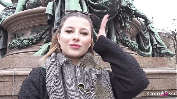 GERMAN SCOUT - German Gamer Girl Mia Minou Pickup for Casting Fuck in Munich