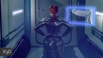 Black widow gets her ass destroyed by Thanos (3D animation)