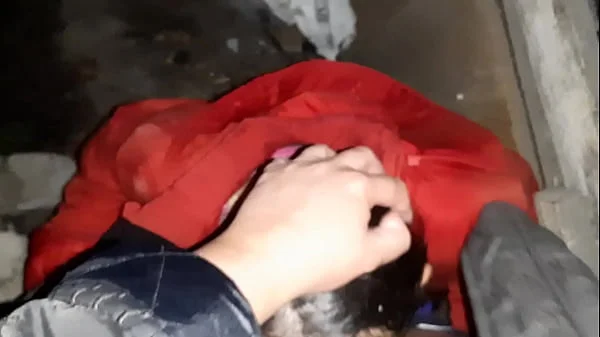 We hid from the rain in an abandoned place to have sex with dirty talk - Lesbian Illusion Girls