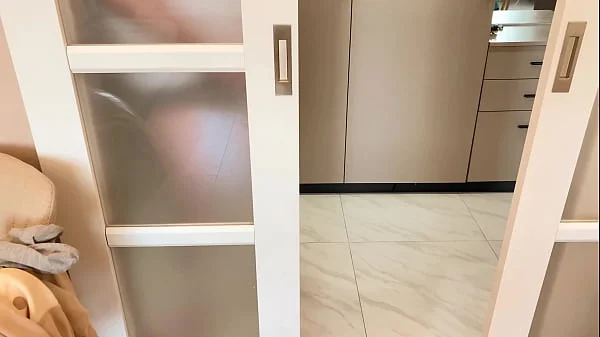 Stepson and Stepmother Caught Each Other Masturbating and Got a Fuck - Russian Amateur with Conversations