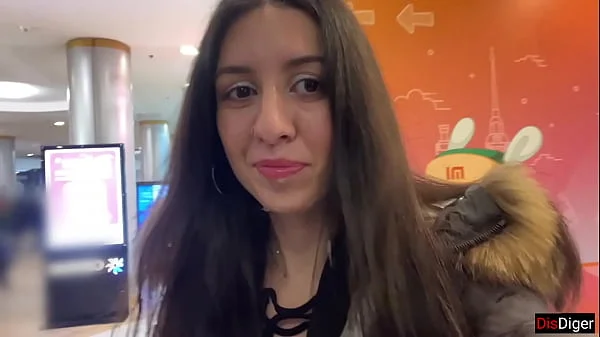 I came on girl’s face in locker room and she went for a walk with cum on her face in shopping center Cumwalk