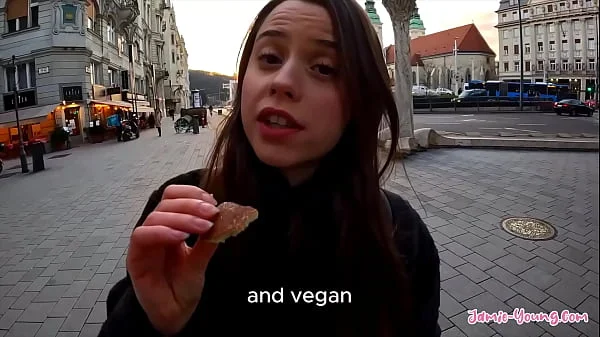 Cute Petite Girl Rides Big Cock! | Budapest Sex Vlog | Jamie Young