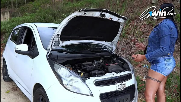 A girl's car breaks down and I fix it in exchange for sex