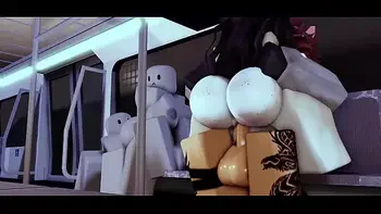 Aciendolo en el tren con una emo y dos bots