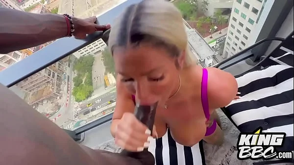 PAWG Kaden Kole Drains my Balls on the Balcony by KingBBC