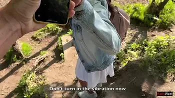 My friend controls my orgasms in public with a toy from flirtwithsb