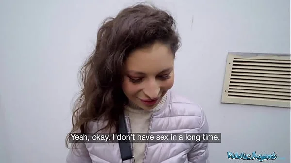 Public Agent Big tits Helina Dream big dick public blowjob and POV sex