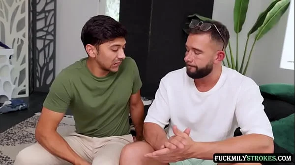 Repopulating the planet depends on this family where the stepdaughter is fucked by the stepfather and her stepbrother until they fill her pussy with their cum.