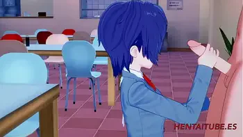 Tokyo Ghoul - Touka Kirishima Handjob, Blowjob and Fucked in a Table - Hentai 3D